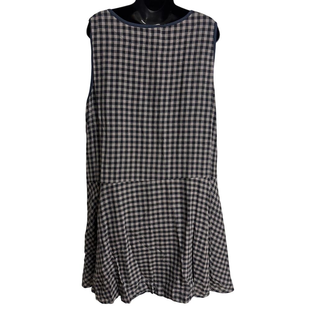 Tulip Patchwork Gingham Polka Dot Tiered Dress XL Cottagecore Boho Cotton EUC - Picture 5 of 9
